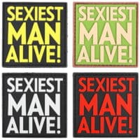 Paintball / Airsoft PVC Klettpatch (Sexiest Man Alive)