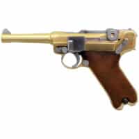 WE P08 GBB Airsoft Pistole (gold)