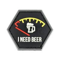 Paintball / Airsoft PVC Klettpatch (I Need Beer)