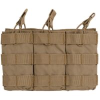 DELTA SIX M16 / M4 / AR-15 XL Magazintasche für Molle System (3er) - desert / tan