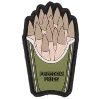 Paintball / Airsoft PVC Klettpatch (Freedom Fries)