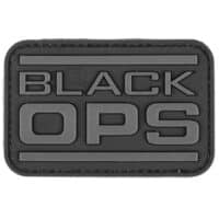 Paintball / Airsoft PVC Klettpatch (Black OPS)