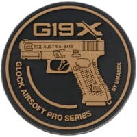 Paintball / Airsoft Klettpatch (Glock 19X)