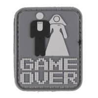 Paintball / Airsoft PVC Klettpatch (Game Over)