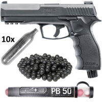 Umarex T4E HDP 50 Pistole HOME DEFENCE Kit (schwarz)