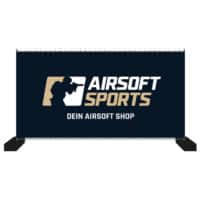 Airsoft Sports Bauzaun-Werbebanner 340x173cm (Dein Airsoft Shop)
