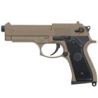 CYMA CM.126 AEP Airsoft Pistole Komplettset (tan) <0,5 Joule / FSK14