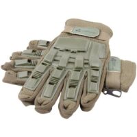 Airsoft Vollfinger Handschuhe mit Protektoren (oliv)