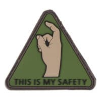 Paintball / Airsoft PVC Klettpatch (This is my Safety)