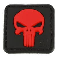 Airsoft / Airsoft PVC Klettpatch (Punisher - rot)