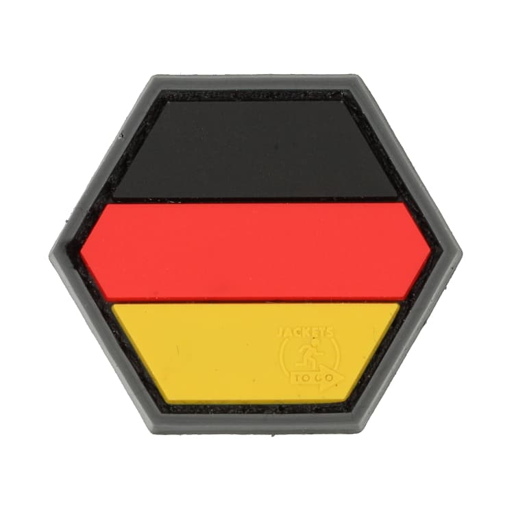 Germania piccolo PATCH DISTINTIVO Velcro Airsoft Paintball Softair nero 