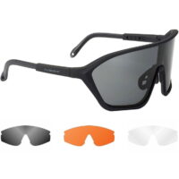 SwissEye DEVIL Airsoft Schutzbrille incl. 3 Gläser (schwarz)