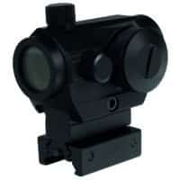 DELTA SIX T1 Tactical Scope Red Dot Visier (20mm Rail, schwarz)