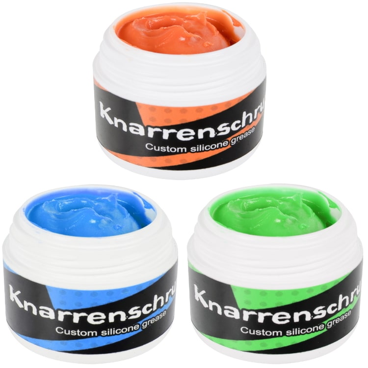 Knarrenschrupp Silicon Grease / Silicon Grease for Paintball Markers (All  Flavor Mix) Set of 3