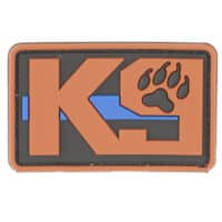 Paintball / Airsoft PVC Klettpatch (K-9/rot)