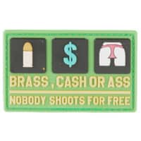 Airsoft PVC Klettpatch (Nobody Shoots for Free)