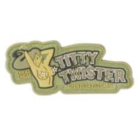 Paintball / Airsoft PVC Velcro Patch (Twister olive)