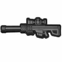 Paintball / Airsoft PVC Velcro Patch (Guns M81A1 Barret Sniper Rifle)