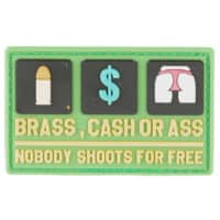 Airsoft / Airsoft PVC Klettpatch (Nobody Shoots for Free)