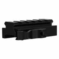 Weaver riser / visor increase for 20mm rail incl. quick release (6cm)