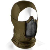 Invader Gear MK.III Sturmhaube / Balaclava mit Steel Half Face Mask (oliv)