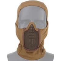 DELTA SIX Sturmhaube / Balaclava mit Steel Half Face Mask (desert/tan)