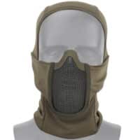 DELTA SIX Sturmhaube / Balaclava mit Steel Half Face Mask (oliv)
