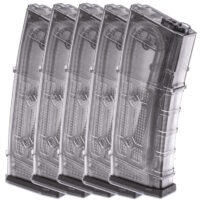 G&G M4 105 rounds midcap 5-pack airsoft replacement magazines (smoke)
