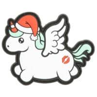 Paintball / Airsoft PVC Klettpatch (Christmas Unicorn)