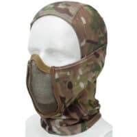 DELTA SIX Sturmhaube / Balaclava mit Steel Half Face Mask (Multicam)