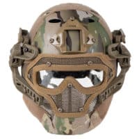 DELTA SIX Tactical Fast PJ Steel Wire Helmet for Airsoft (Multicam)