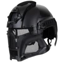 DELTA SIX Tactical Trooper Helmet for Airsoft (Black)