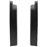 Earmor - Gel Ohr Polster mit Relief Cuts für Brillen (schwarz) - S12