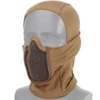 DELTA SIX Sturmhaube / Balaclava mit Steel Half Face Mask (desert/tan)