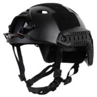 DELTA SIX FAST PJ Hole Tactical Helm für Paintball / Airsoft (schwarz)