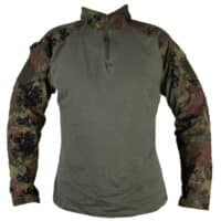 Delta Six Tactical Oberteil Frog Suit / Combat Shirt V3 mit Protectoren (Flecktarn)
