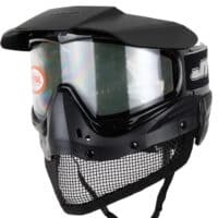 JT Tactical Airsoft & Airsoft Mesh Maske (schwarz)