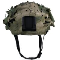 3D camouflage cover / camouflage net for FAST Tactical helmets in leaf camouflage pattern (DIRT)