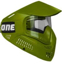 FIELD Paintball Mask #ONE-Single/Rubber (Olive)