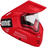 FIELD Paintball Maske #ONE-Thermal/Rubber V2 (Rot)