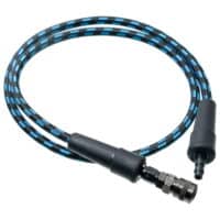 PowAir V1 Airsoft HPA hose system with quick release (Hexagon Blue)