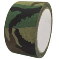 Tarnklebeband / Gewebeband auf Rolle 5m (Woodland Camo)