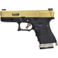 WE G-Force 19 GBB Airsoft Pistole (Titanium Gold)