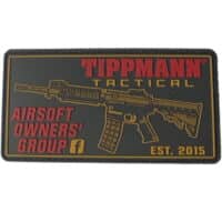 Airsoft / Airsoft PVC Klettpatch (Tippmann Tactical AOG/schwarz)