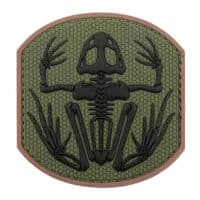 Airsoft / Airsoft PVC Klettpatch (Frog Skeleton - oliv)