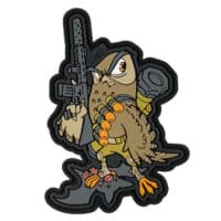 Airsoft / Airsoft PVC Klettpatch (Owl with Gun)