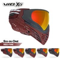 Virtue VIO X6 Paintball Mask (Red Fire)