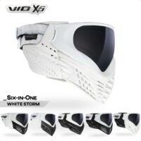 Virtue VIO X6 Paintball Mask (White Storm)