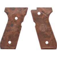 KJW grip panels for M9 GBB Airsoft pistol (wood)