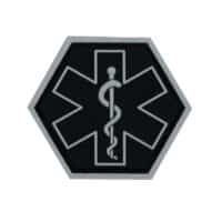 Airsoft / Airsoft PVC Klettpatch (Paramedic - Hexagon / swat)